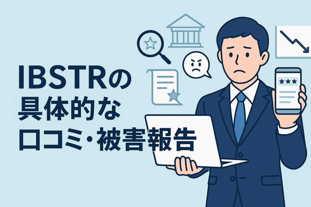 IBSTRの具体的な口コミ・被害報告