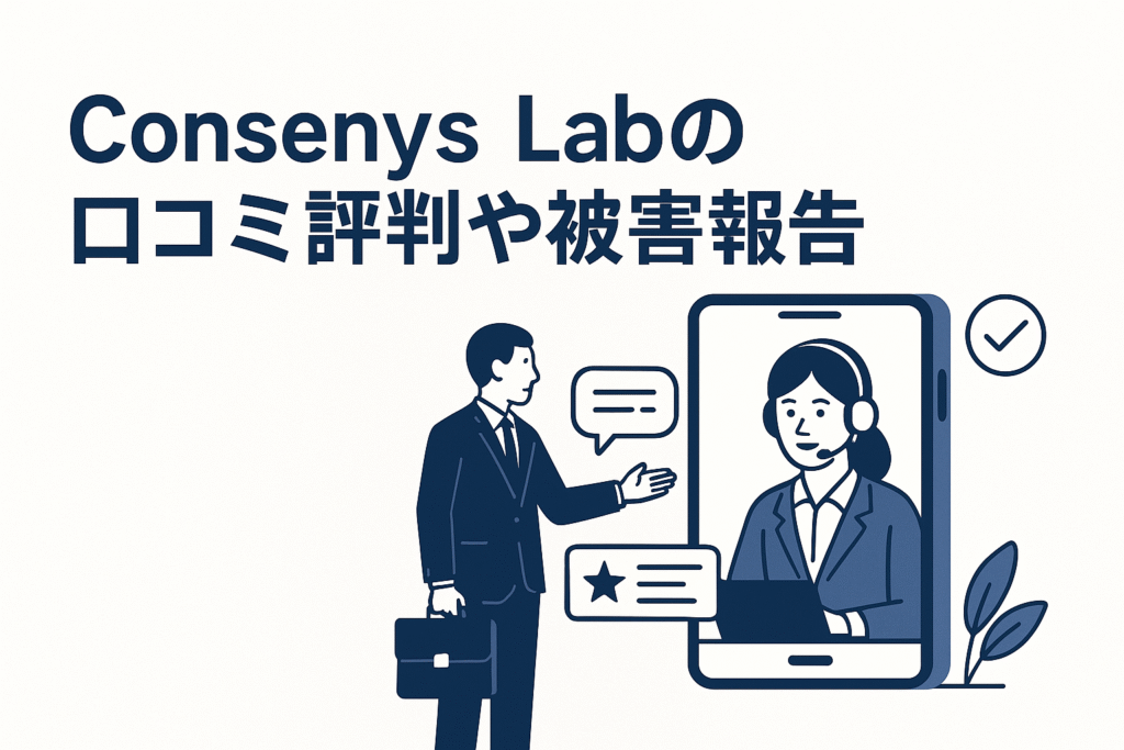 Consenys Labの口コミ評判や被害報告