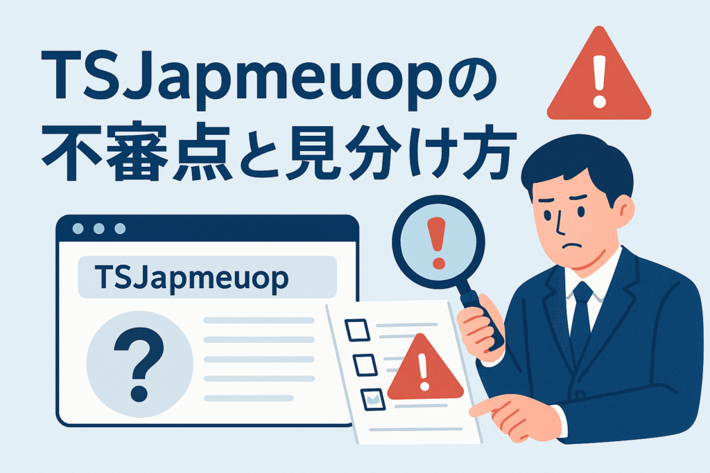 TSJapmeuopの不審点と見分け方