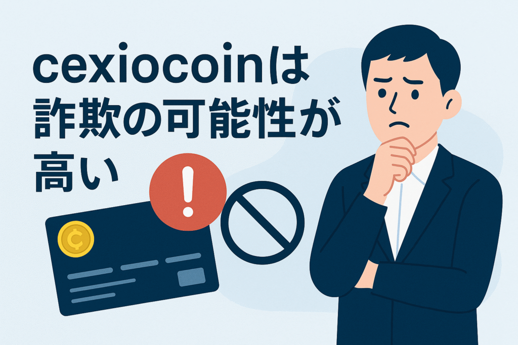 cexiocoinは詐欺の可能性が高い