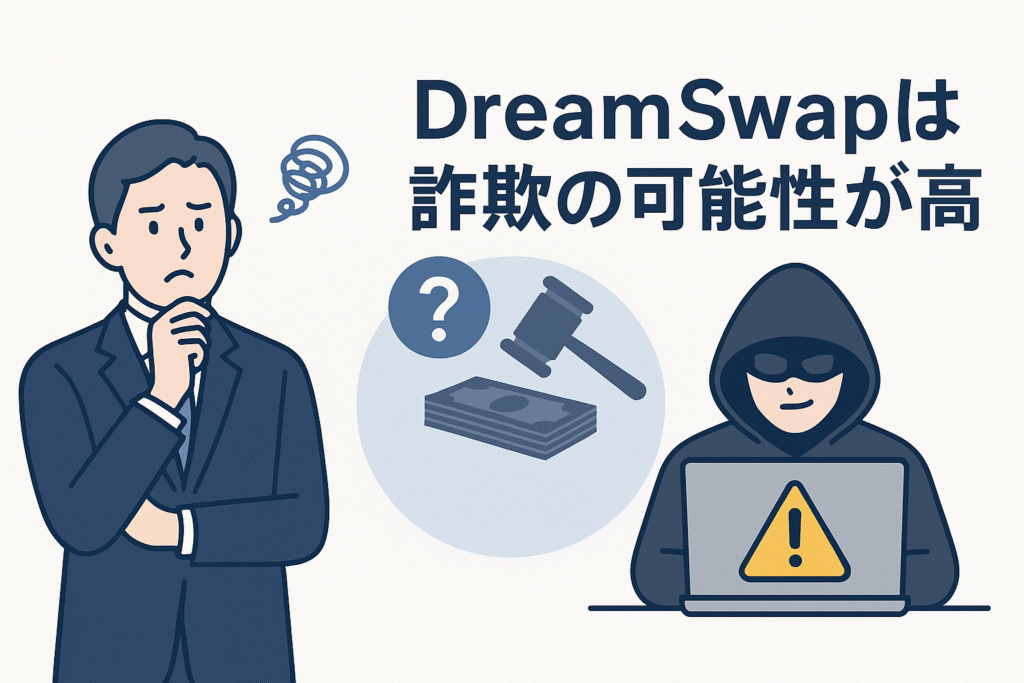 DreamSwapは詐欺の可能性が高い