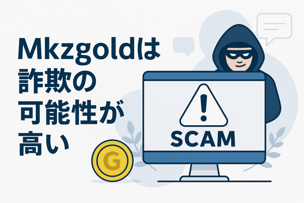 Mkzgoldは詐欺の可能性が高い
