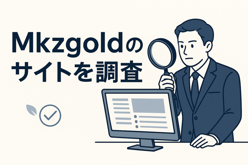 Mkzgoldのサイトを調査
