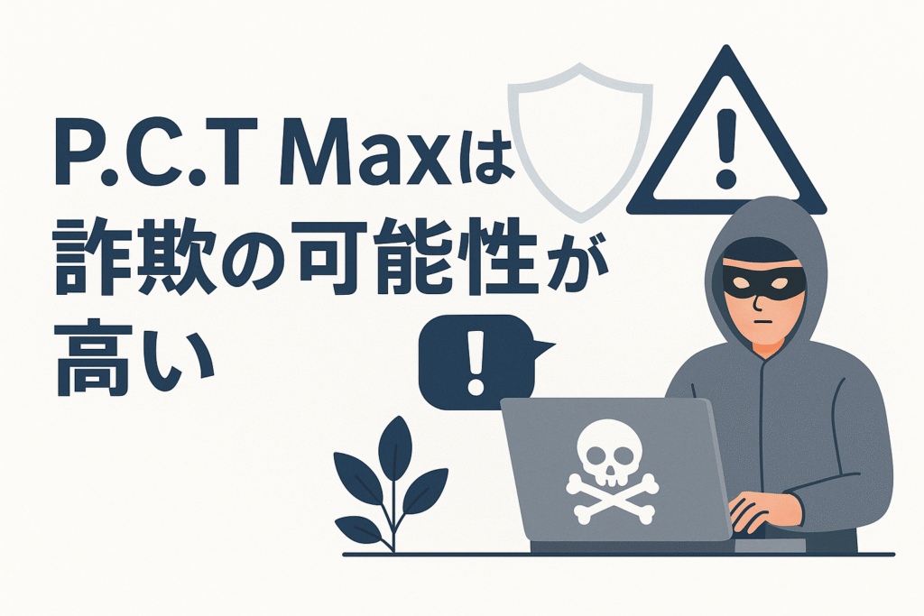 P.C.T Maxは詐欺の可能性が高い