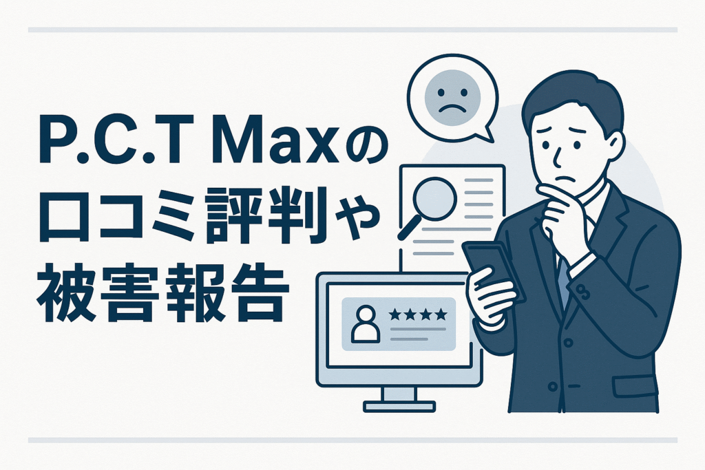 P.C.T Maxの口コミ評判や被害報告