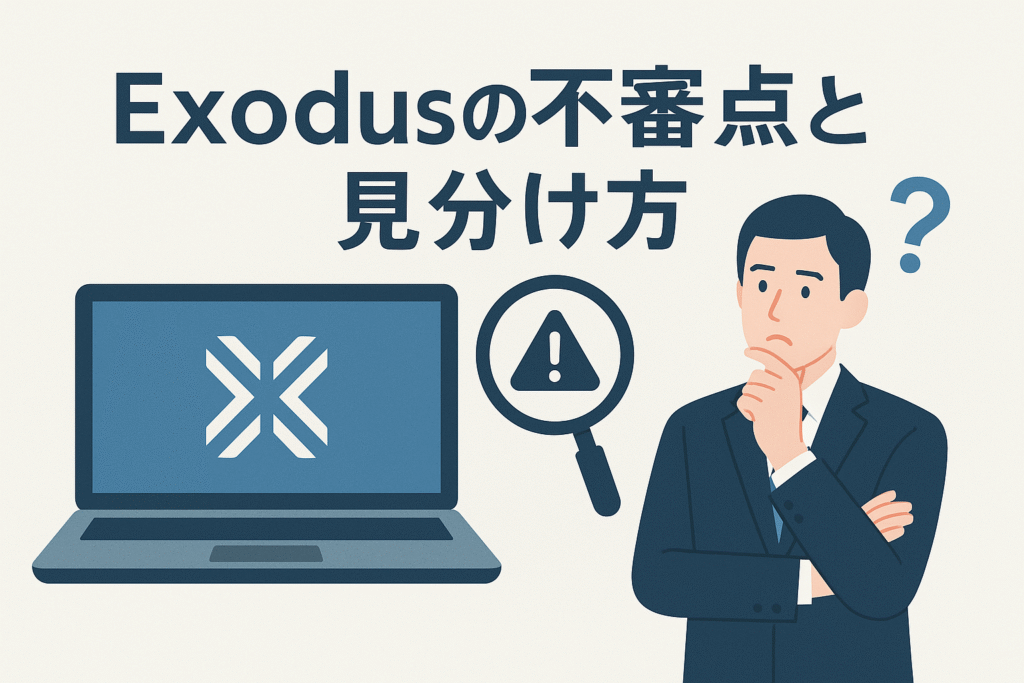 Exodusの不審点と見分け方