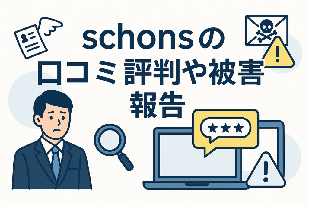 schonsの口コミ評判や被害報告