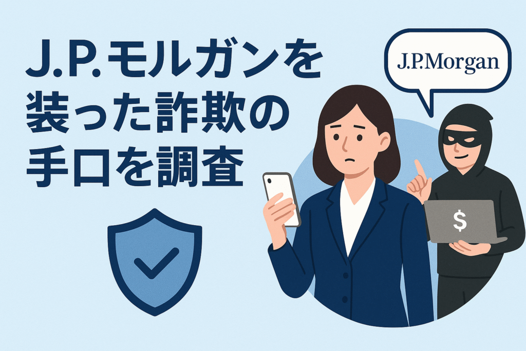 J.P.モルガンを装った詐欺の手口を調査