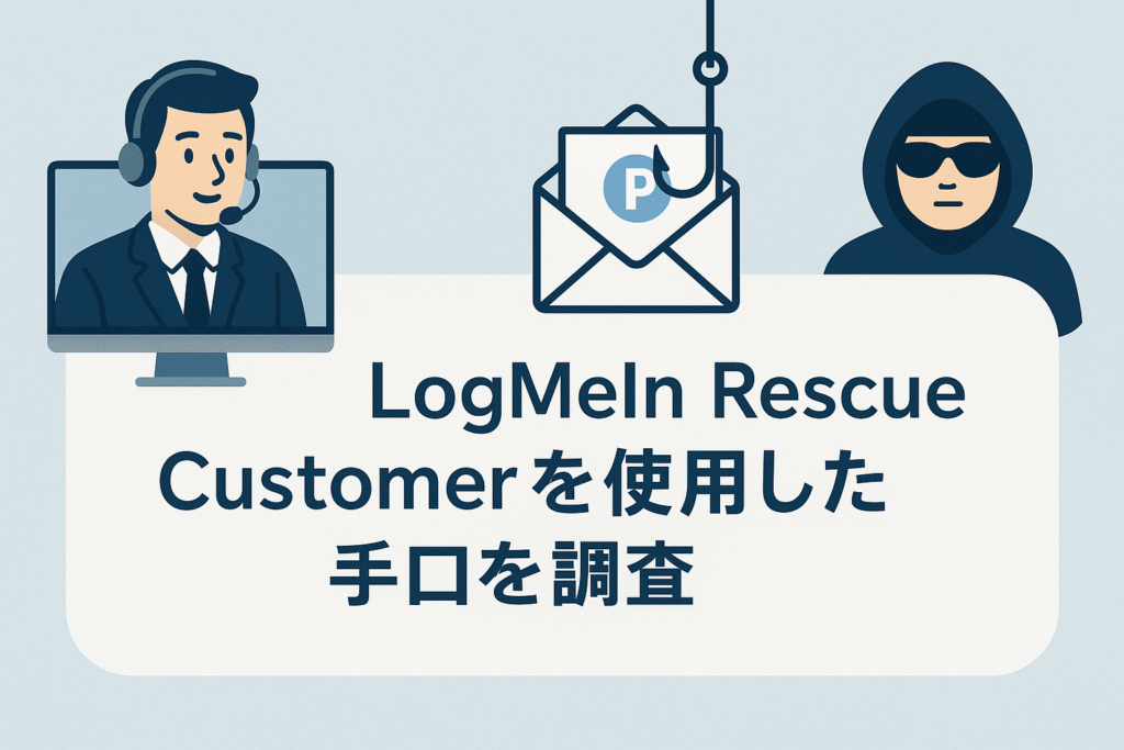 LogMeIn Rescue Customerを使用した手口を調査