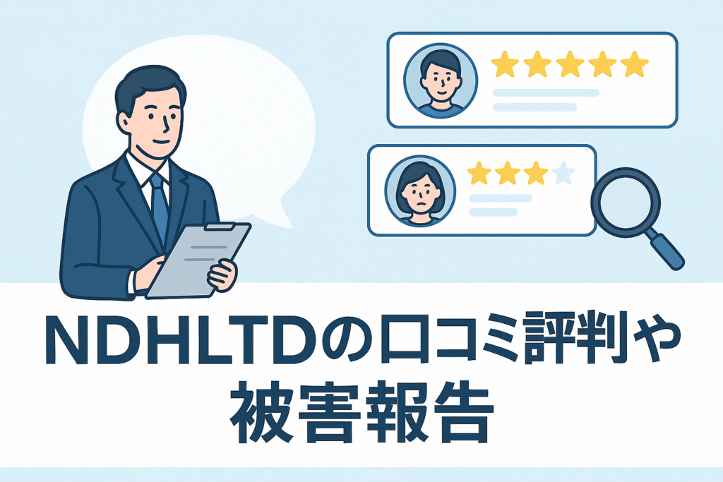 NDHLTDの口コミ評判や被害報告