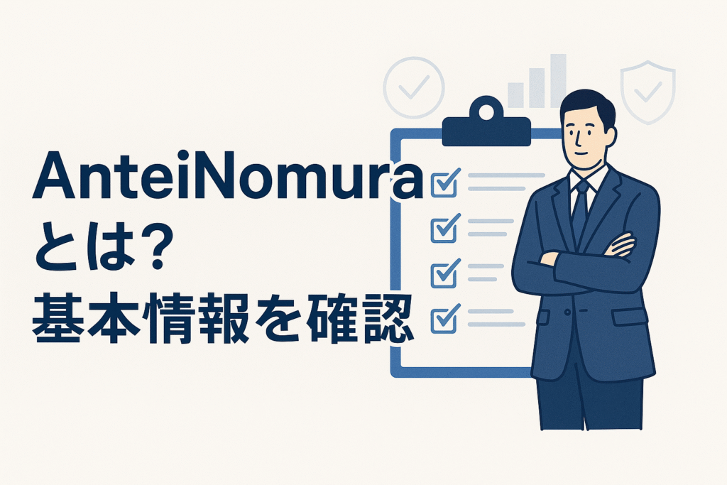AnteiNomuraとは?基本情報を確認