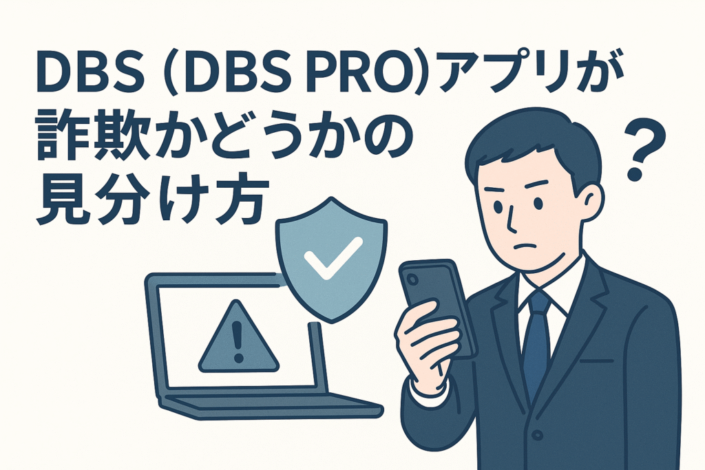 DBS (DBSPRO) アプリが詐欺かどうかの見分け方