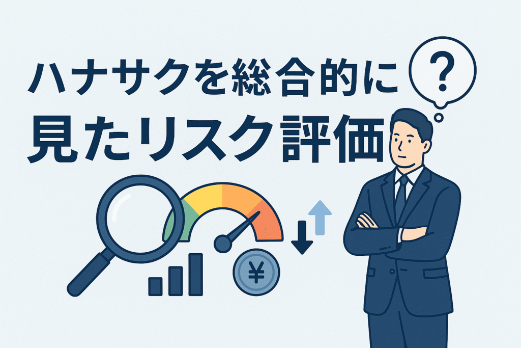 ハナサクを総合的に見たリスク評価