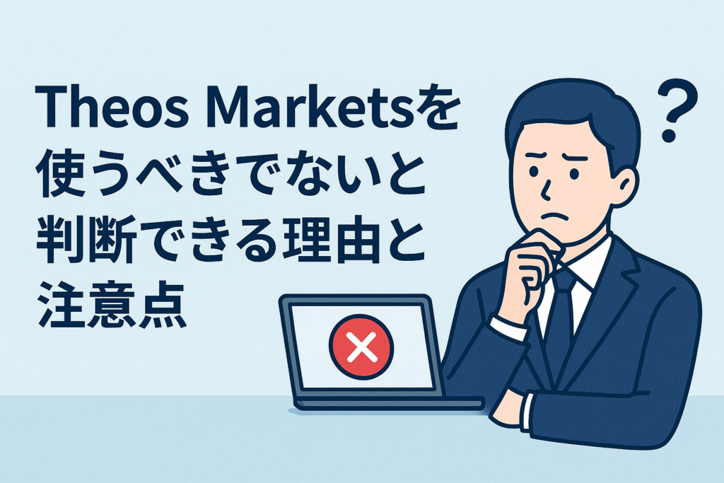 Theos Marketsを使うべきでないと判断できる理由と注意点