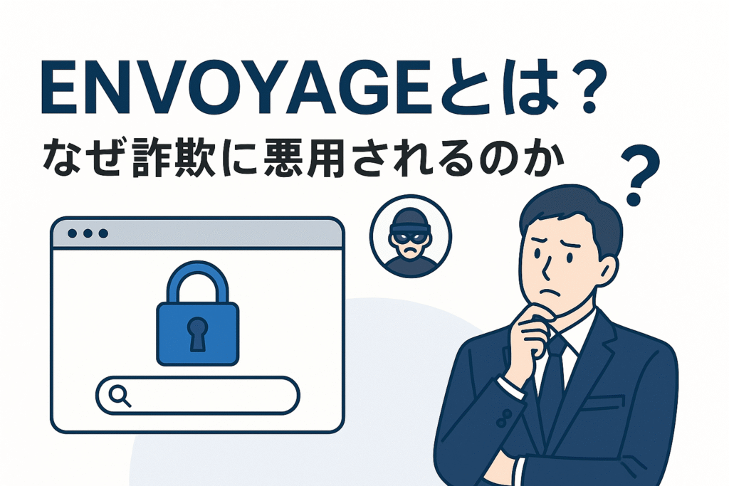 ENVOYAGEとは?なぜ詐欺に悪用されるのか