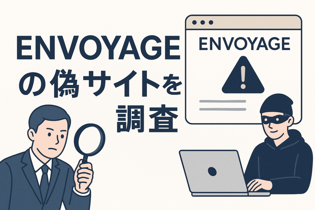 ENVOYAGEの偽サイトを調査