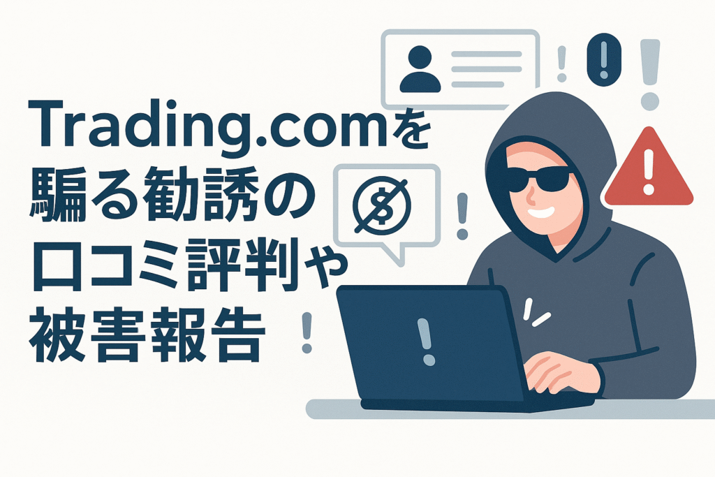 Trading.comを騙る勧誘の口コミ評判や被害報告