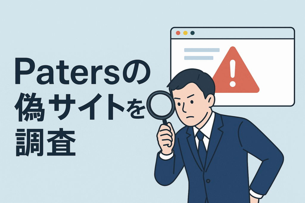 Patersの偽サイトを調査
