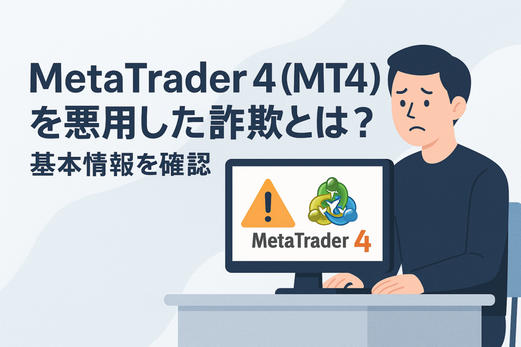MetaTrader 4(MT4)を悪用した詐欺とは?基本情報を確認