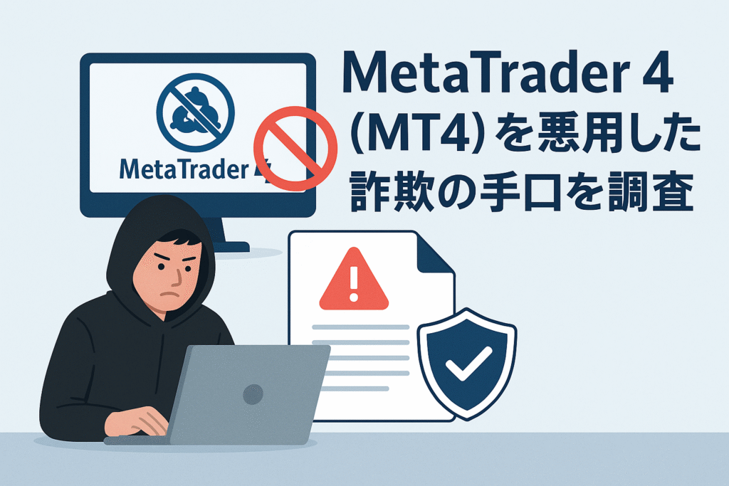 MetaTrader 4(MT4)を悪用した詐欺の手口を調査