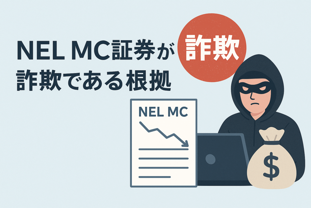 NEL MC証券が詐欺である根拠