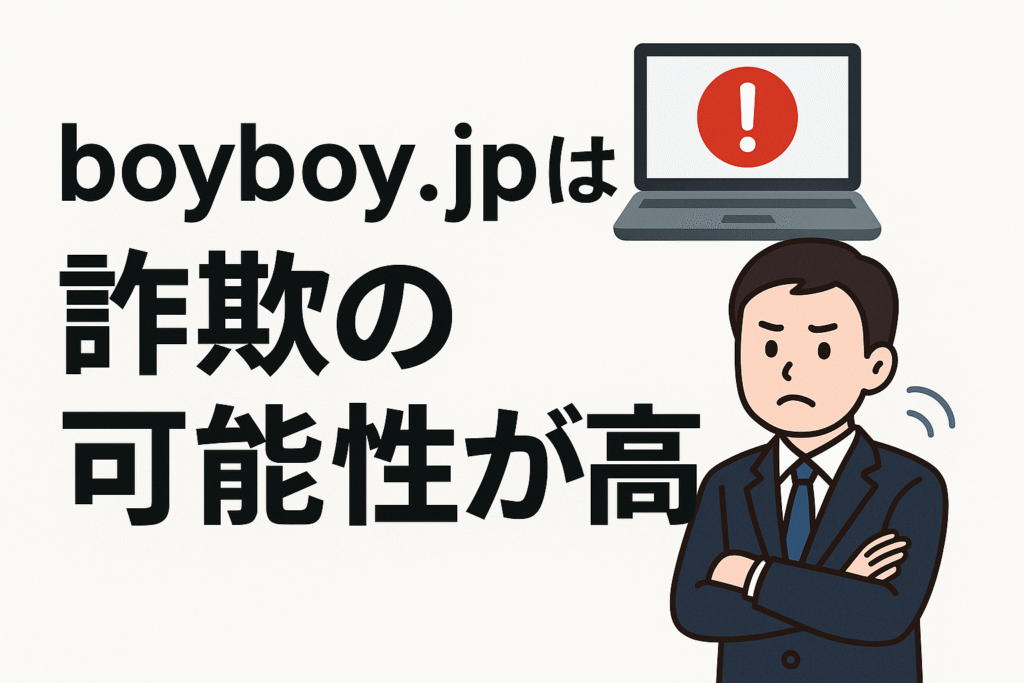 boyboy.jpは詐欺の可能性が高い