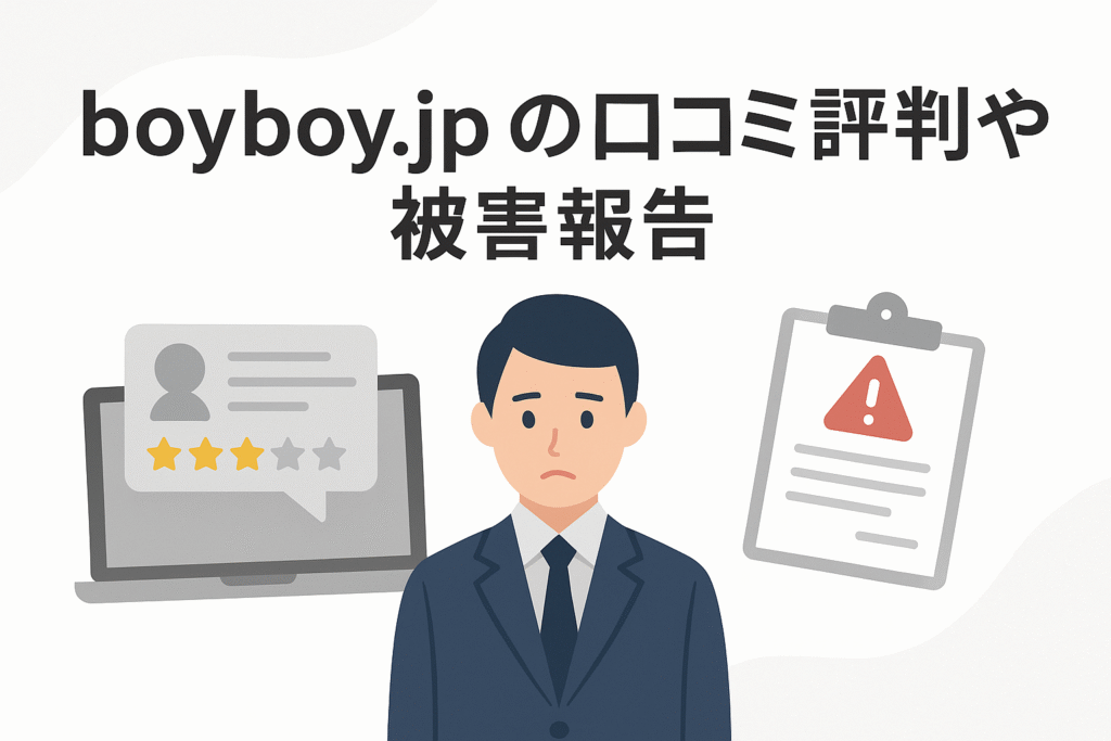 boyboy.jpの口コミ評判や被害報告