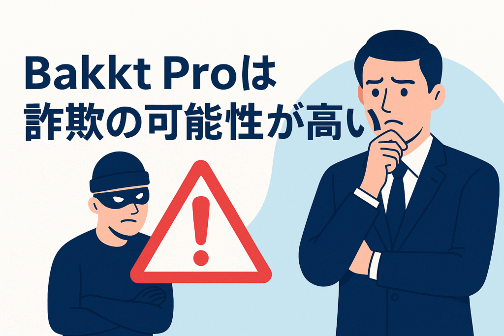 Bakkt Proは詐欺の可能性が高い