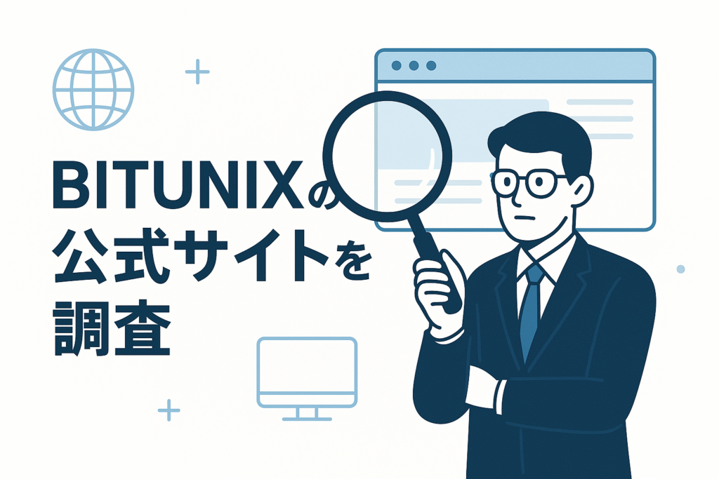 BITUNIXの公式サイトを調査