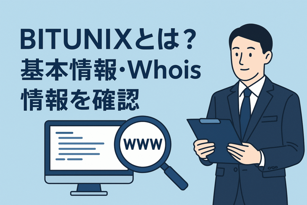 BITUNIXとは?基本情報・Whois情報を確認