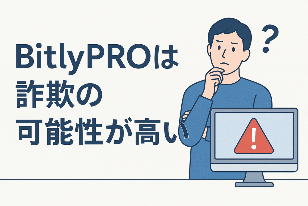 BitlyPROは詐欺の可能性が高い