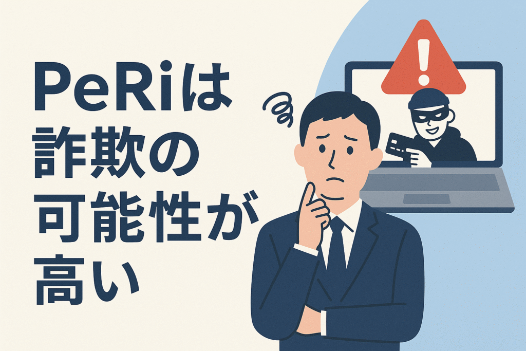 PeRiは詐欺の可能性が高い