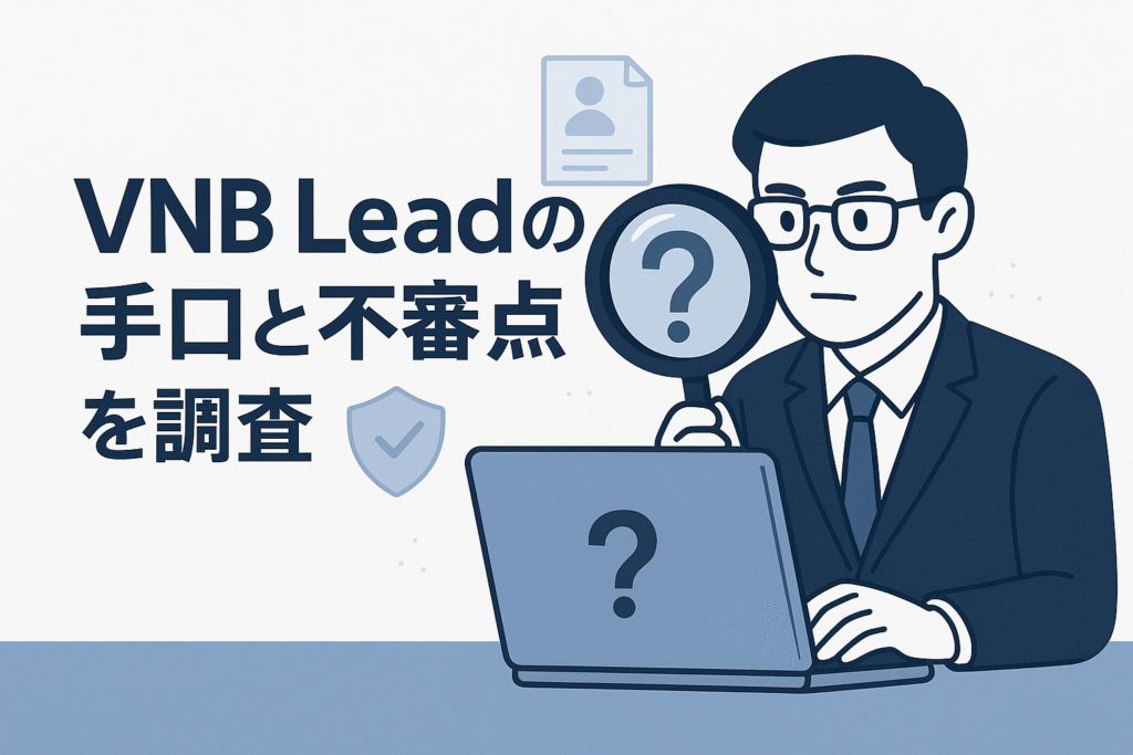VNB Leadの手口と不審点を調査