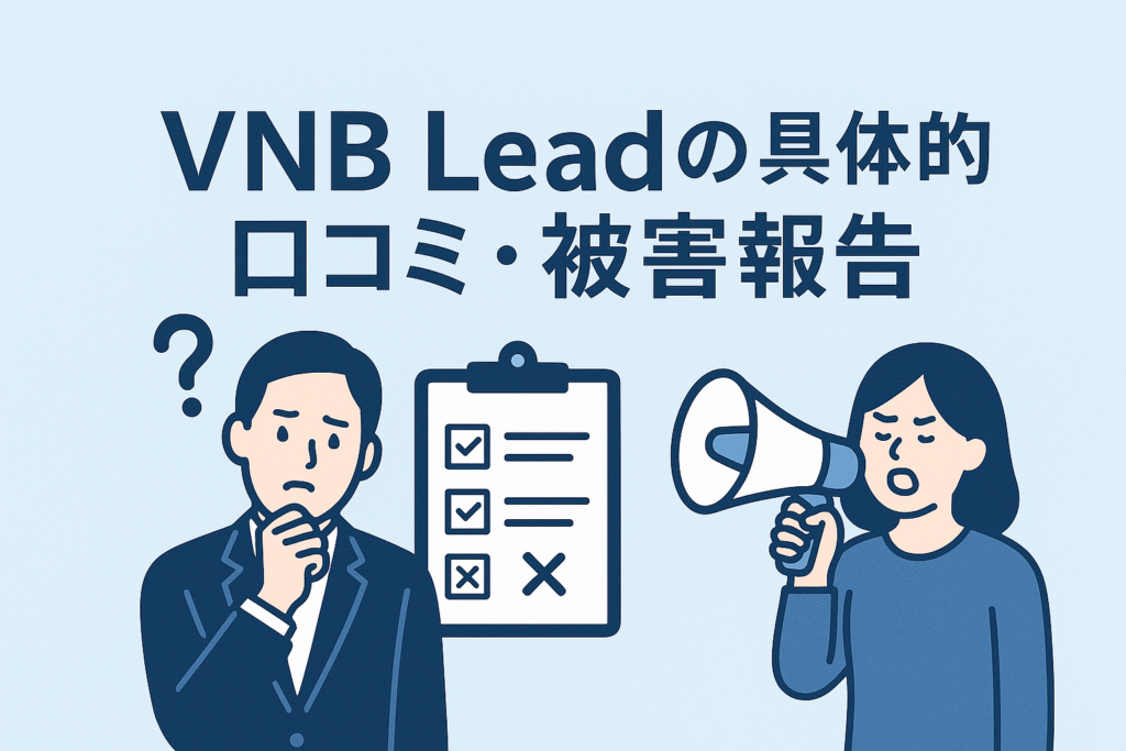 VNB Leadの具体的な口コミ・被害報告