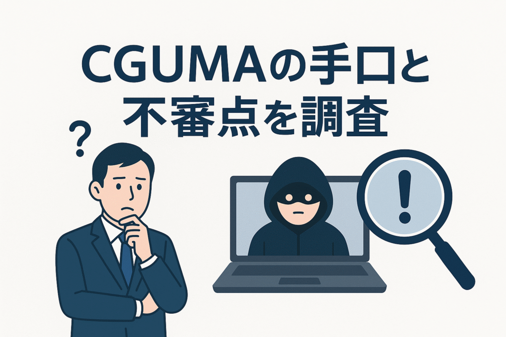 CGUMAの手口と不審点を調査