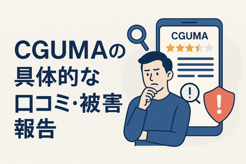 CGUMAの具体的な口コミ・被害報告
