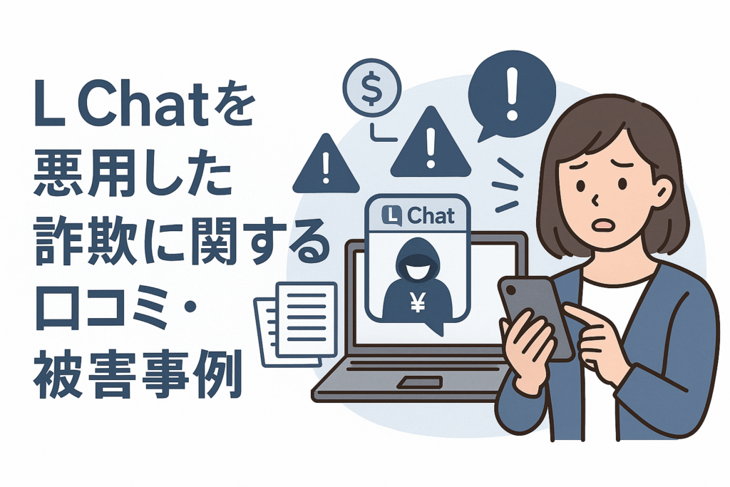 L Chatを悪用した詐欺に関する口コミ・被害事例