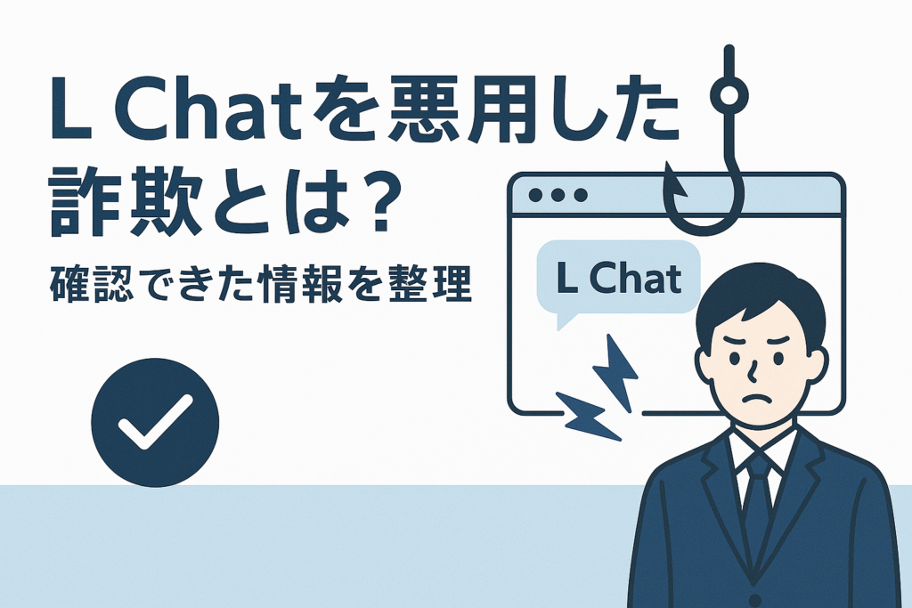 L Chatを悪用した詐欺とは？確認できた情報を整理