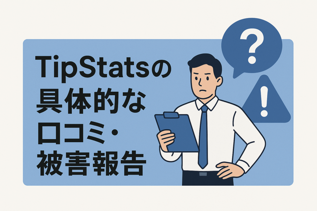 TipStatsの具体的な口コミ・被害報告