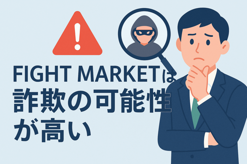FIGHT MARKETは詐欺の可能性が高い