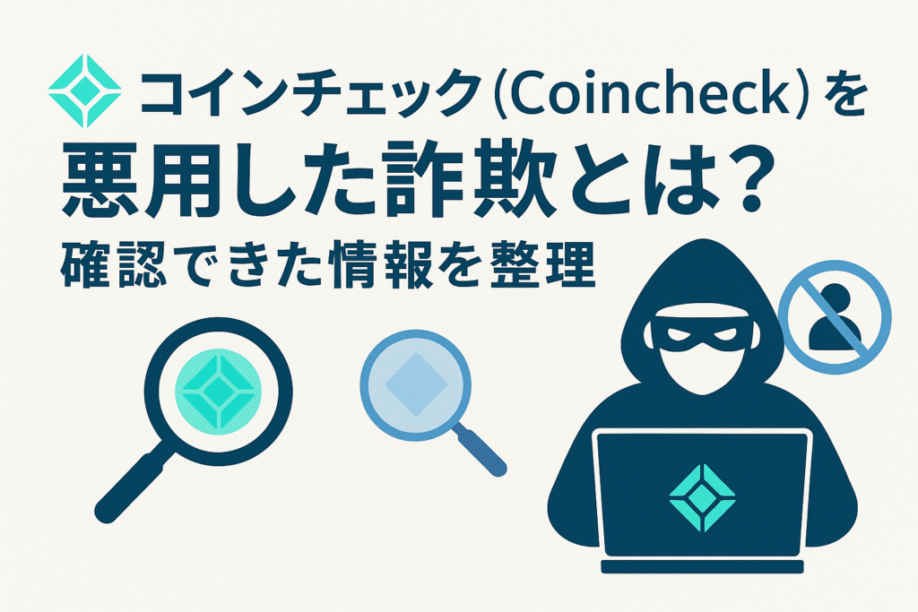 コインチェック（Coincheck）を悪用した詐欺とは？確認できた情報を整理