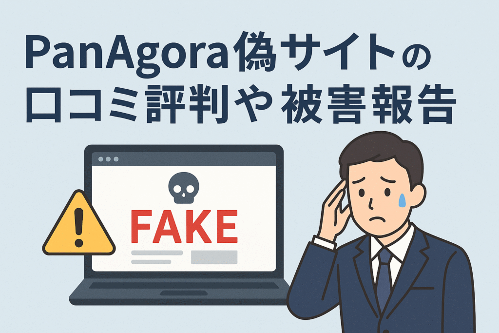 PanAgora偽サイトの口コミ評判や被害報告