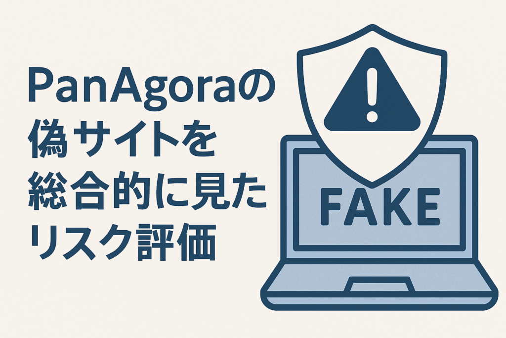 PanAgoraの偽サイトを総合的に見たリスク評価