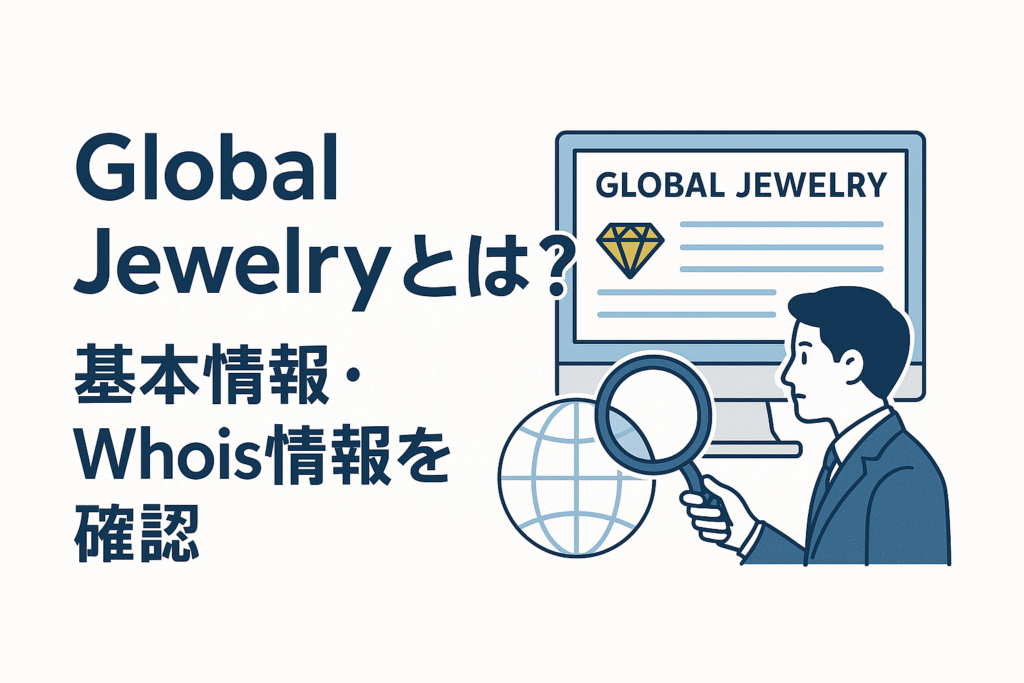 Global Jewelryとは？基本情報・Whois情報を確認