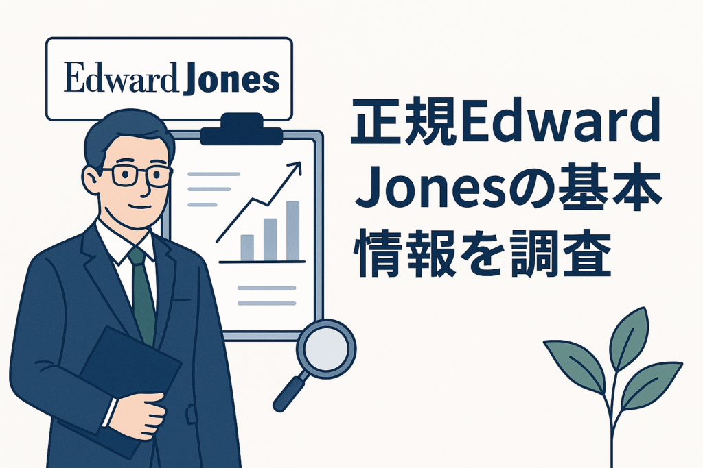 正規Edward Jonesの基本情報を調査