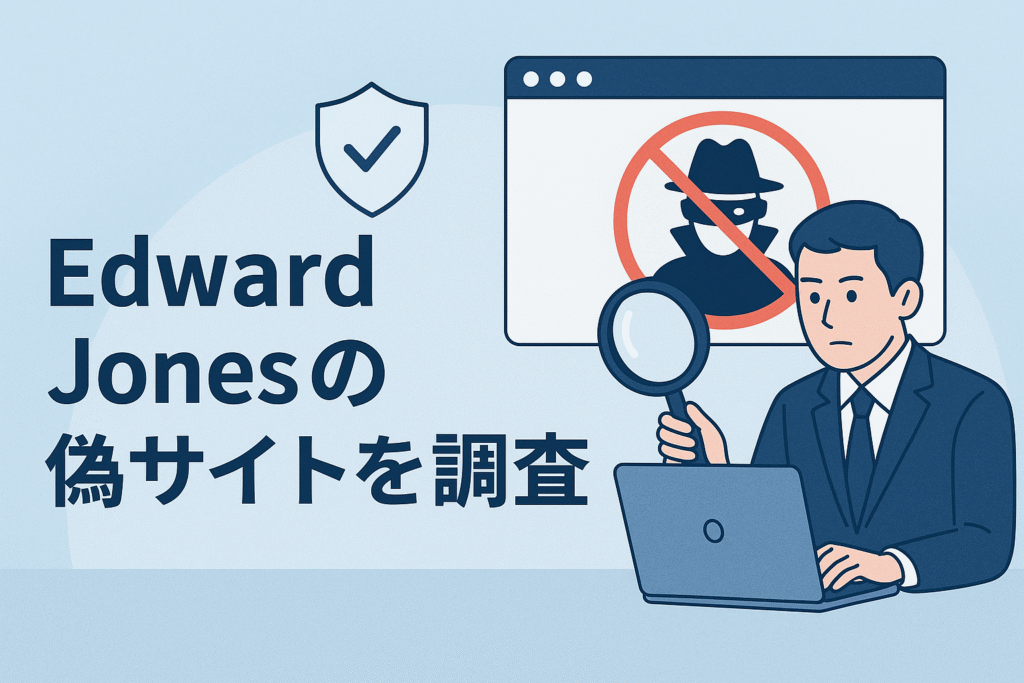 Edward Jonesの偽サイトを調査