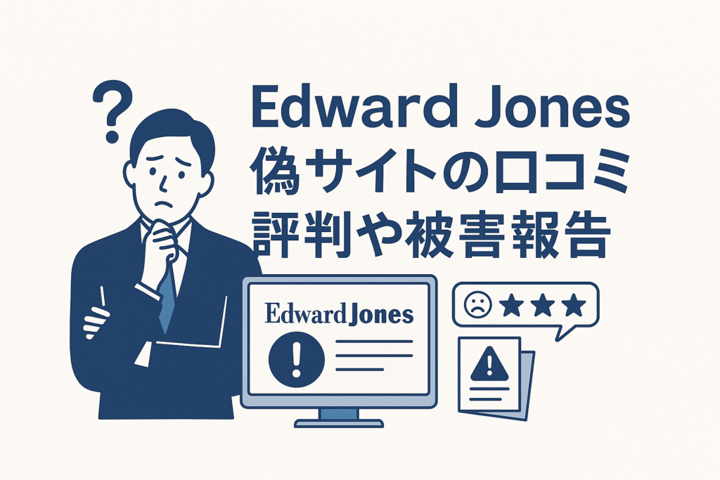 Edward Jones偽サイトの口コミ評判や被害報告