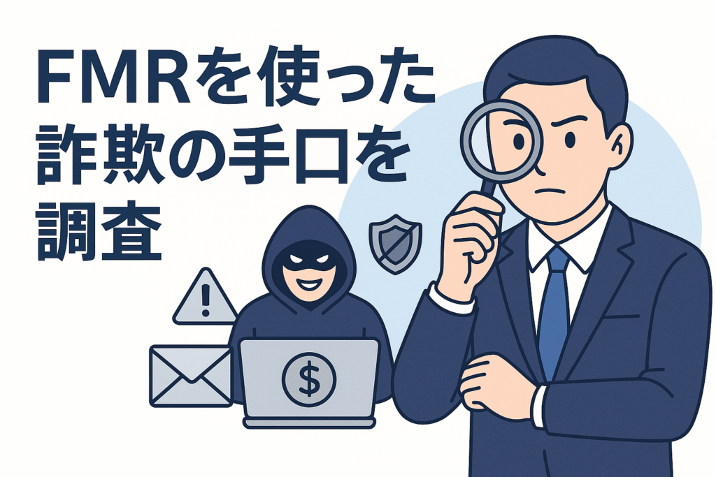 FMRを使った詐欺の手口を調査