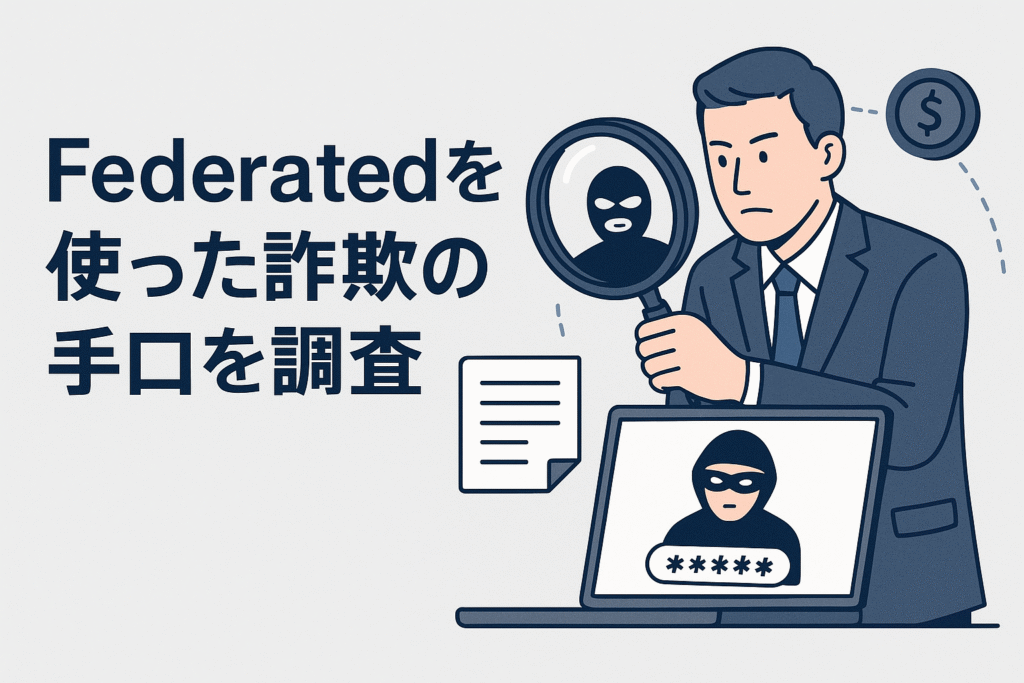 Federatedを使った詐欺の手口を調査
