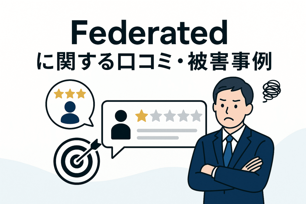 Federatedに関する口コミ・被害事例